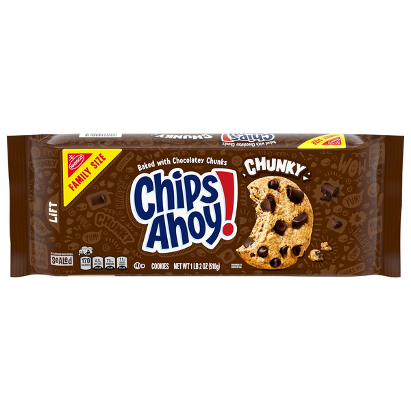 Nabisco Chips Ahoy! Chunky Chocolate Chip Cookies Family Size