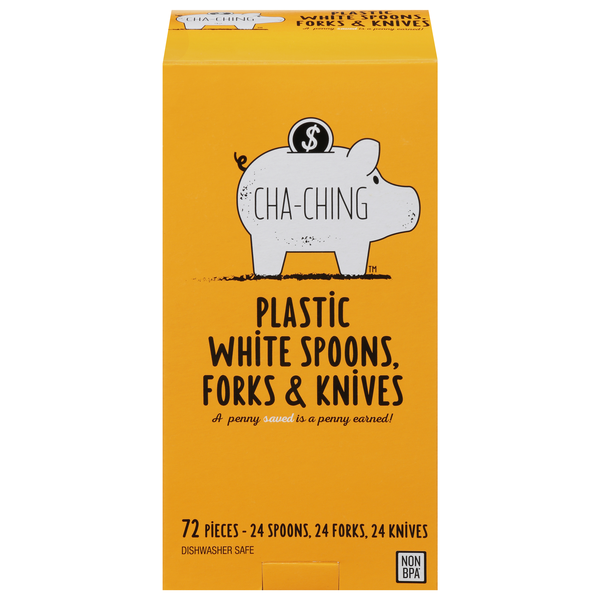 Cha-Ching Plastic Cutlery Combo