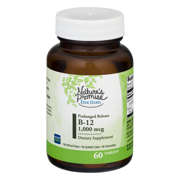 Nature's Promise Prolonged Release B-12 1000 mcg Tablets