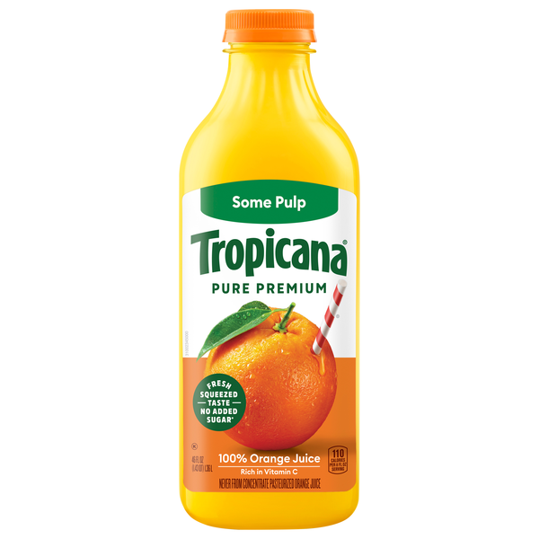 Tropicana Pure Premium Some Pulp 100% Orange Juice