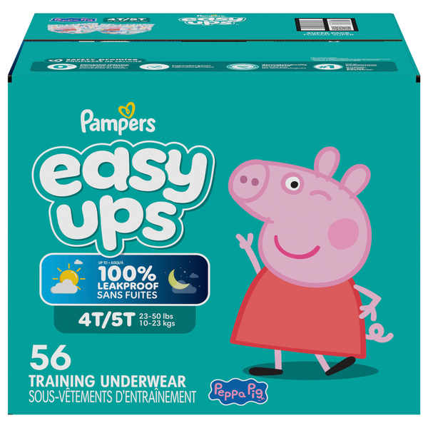 Pampers Easy Ups Girls 4T-5T My Little Pony Training Underwear 37+ lb