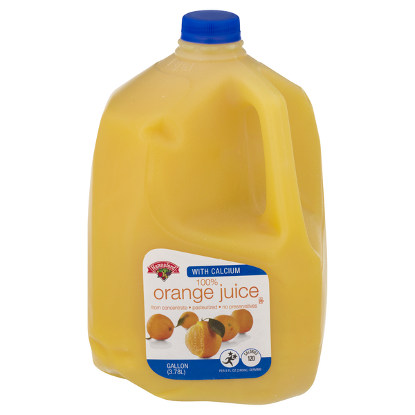 Hannaford 100% Orange Juice with Calcium