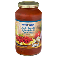 Food Lion Chunky Tomato Onion & Garlic Pasta Sauce