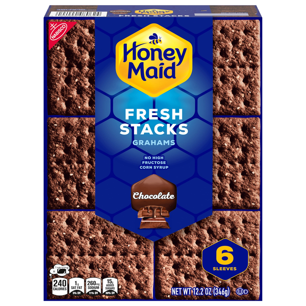 Nabisco Honey Maid Fresh Stacks Chocolate Graham Crackers - 6 ct