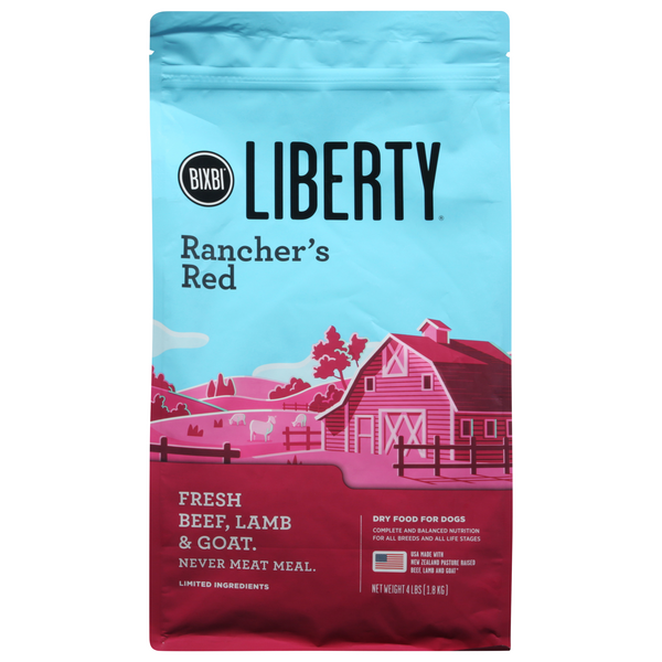 Save on Liberty Rancher's Red Adult Dry Dog Food Fresh Beef Lamb & Goat
