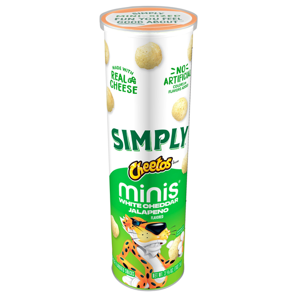 Cheetos Simply Cheddar Jalapeno Flavored Mini Snacks