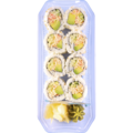 Hissho Sushi Spicy California Roll Cooked - 8 ct (Avail. 11am - 7pm)