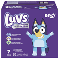Luvs Platinum Protection Bluey Size 7 Baby Diapers 41+ lb