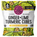 Pitaya Foods Organic Ginger & Lime Wellness Booster Turmeric Cubes Frozen