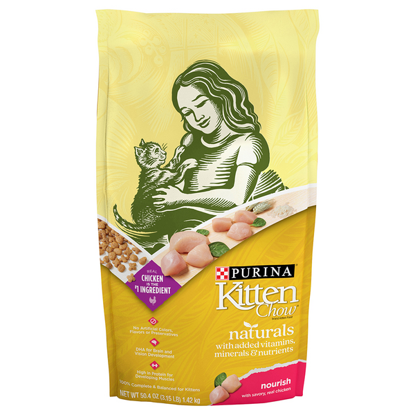 Purina Kitten Chow Naturals Chicken Dry Food