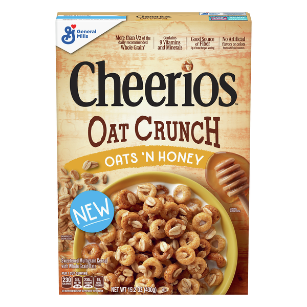 Save On Cheerios Oat Crunch Cereal Oat S N Honey Order Online Delivery Giant