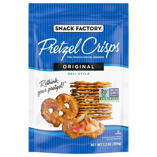 Snack Factory Deli Style Original Pretzel Crisps