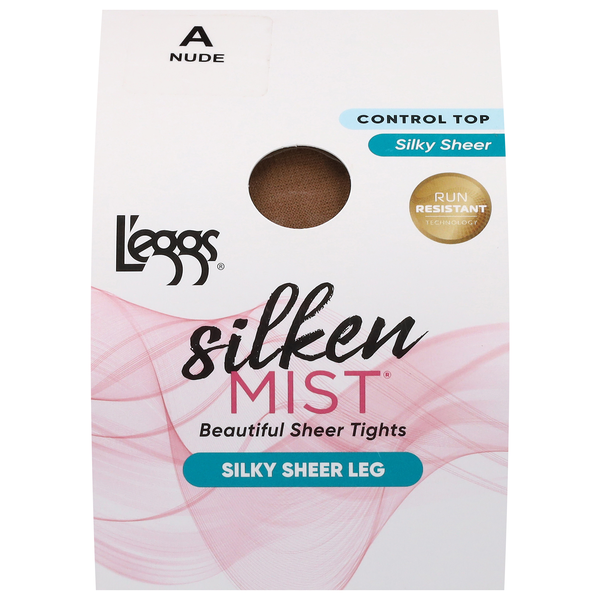 L'eggs Silken Mist Nude A Beautiful Sheer Tights