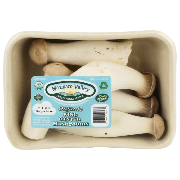 Mousam Valley Organic King Oyster Mushrooms