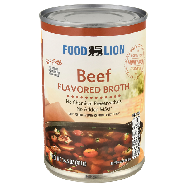 Food Lion Fat Free Beef Broth