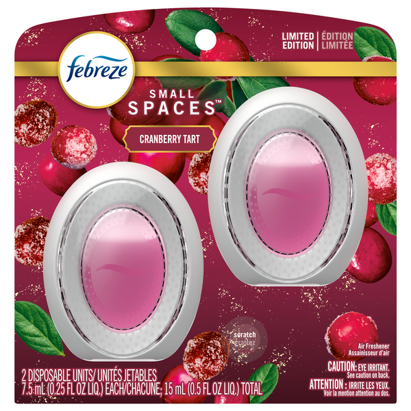 Save on Febreze Small Spaces Air Freshener Cranberry Tart Limited Edition Order Online Delivery
