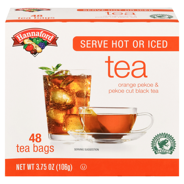 Hannaford Orange Pekoe Black Tea Bags