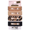 Scunci All Hair All Day Hold Snap Clips