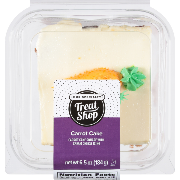 Our Specialty Treat Shop Carrot Cake with Cream Cheese Icing