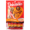 Delectables Squeeze Up Senior 10 yrs+ Chicken Lickable Cat Treat - 4 ct