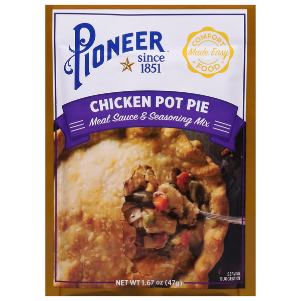 Pioneer Chicken Pot Pie Meal Sauce & Seasoning Mix Packet