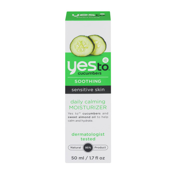 yes to cucumbers daily calming moisturizer