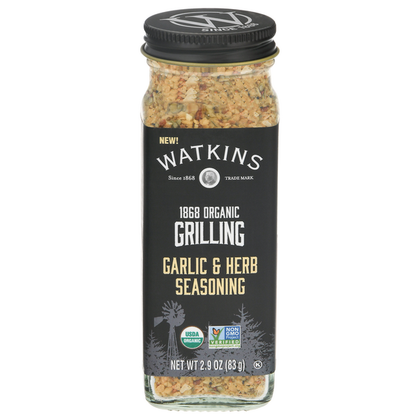 Watkins Organic Grilling Garlic & Herb Seasoning