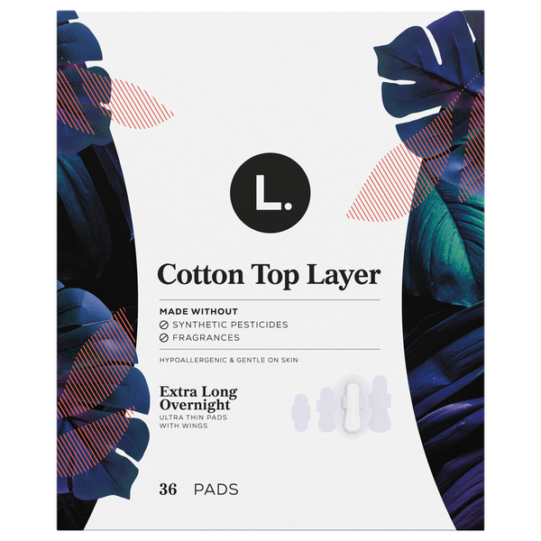L. Extra Long Overnight Pads with Wings