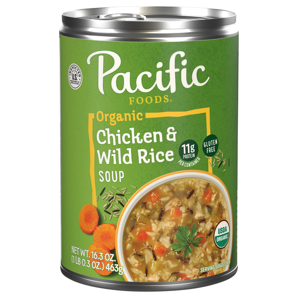 Pacific Foods Organic Gluten Free Chicken & Wild Rice Soup