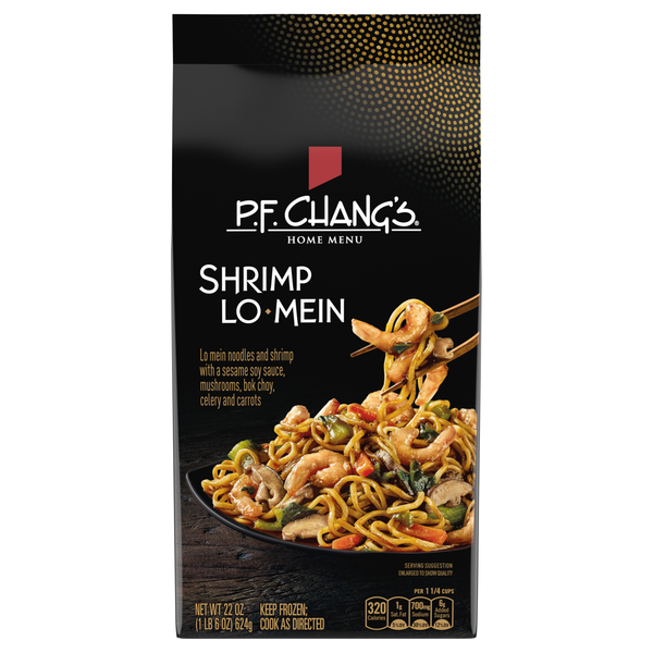 P.F. Chang's Home Menu Shrimp Lo Mein Noodle Frozen Skillet Meal