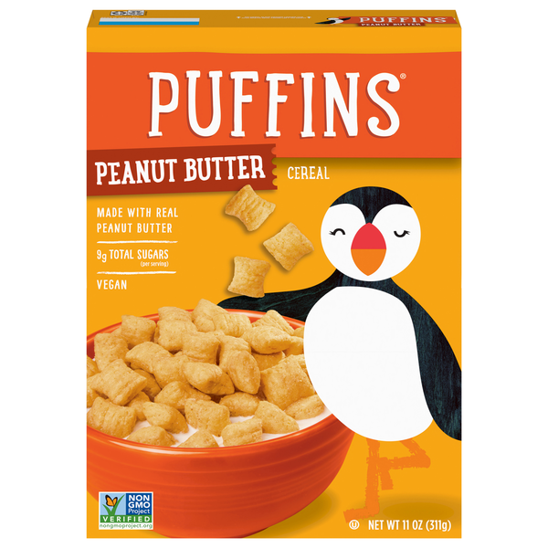 Puffins Peanut Butter Cereal
