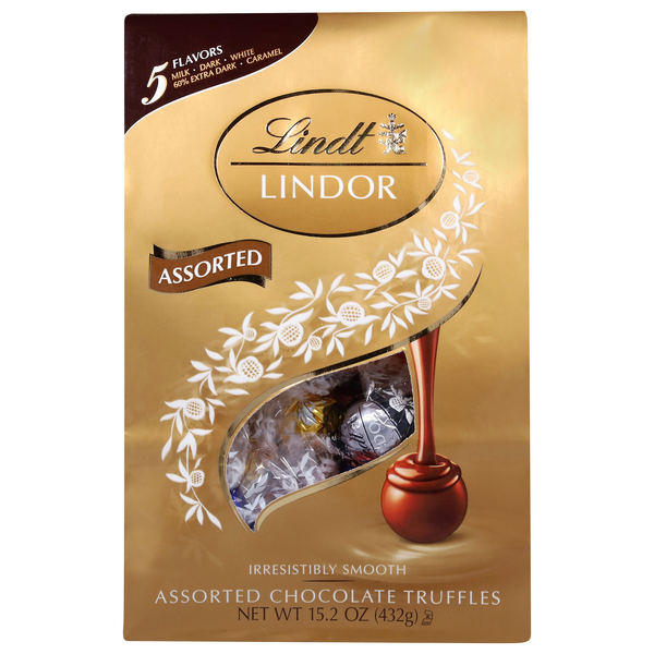 Lindt Lindor Assorted 5 Flavors Chocolate Candy Truffles