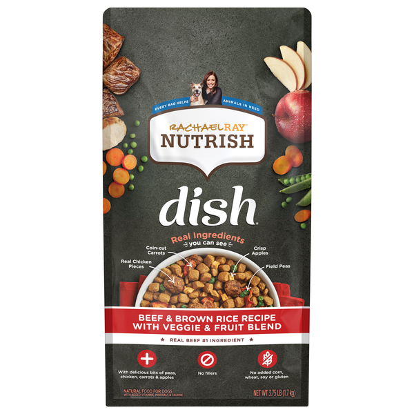 Rachael Ray Nutrish Dish Beef & Brown Rice Recipe Dry Dog Food