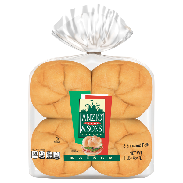 Anzio & Sons Kaiser Rolls - 8 ct