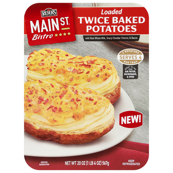 Reser's Main St. Bistro Twice Baked Loaded Potatoes Refrigerated
