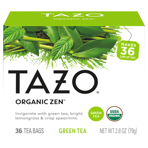 Tazo Regenerative Organic Zen Green Tea Bags