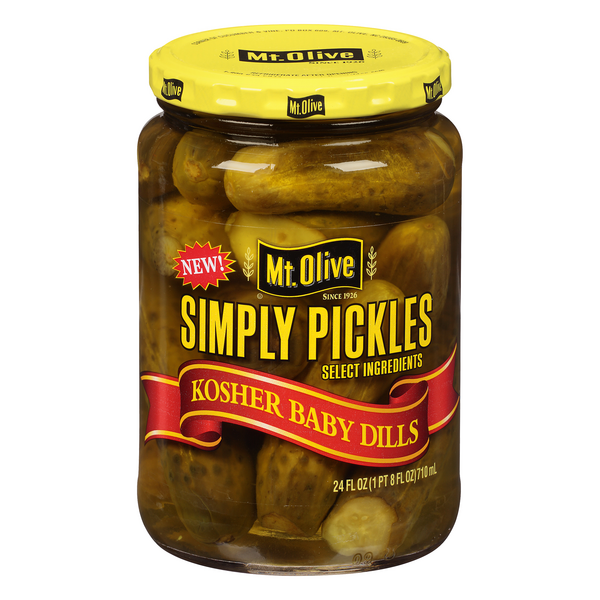 Save on Mt. Olive Simply Pickles Kosher Baby Dills Order Online