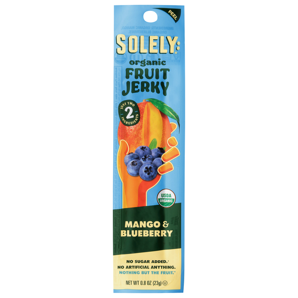Solely Organic Mango & Blueberry Fruit Jerky