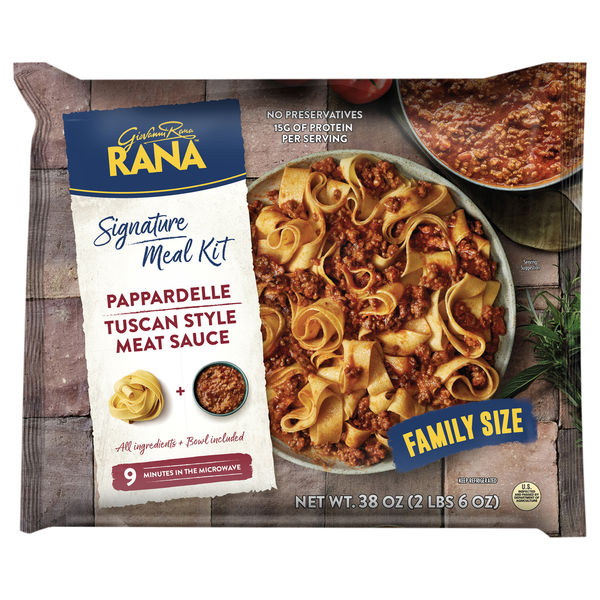 Giovanni Rana Pappardelle with Tuscan Meat Sauce Meal Kit Refrigerated
