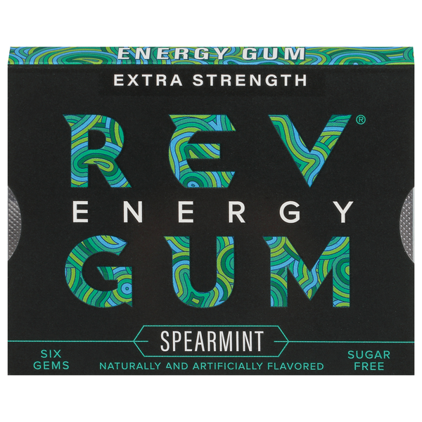 Save on Rev Extra Strength Sugar Free Spearmint Energy Gum Order Online