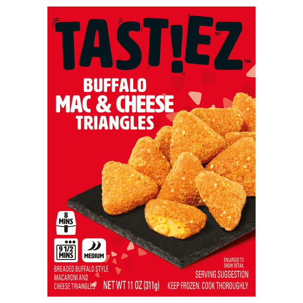 TAST!EZ Breaded Buffalo Mac & Cheese Triangles Frozen