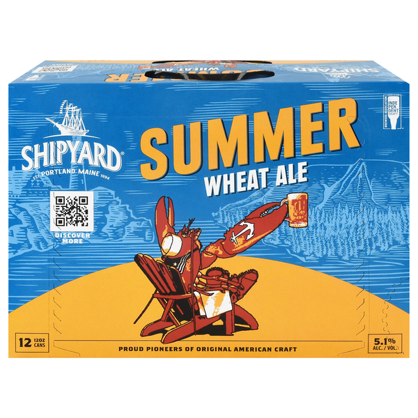Shipyard Summer Wheat Ale Beer - 12 pk