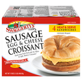 Swaggerty's Farm Sausage Egg & Cheese Croissant Sandwiches - 4 ct