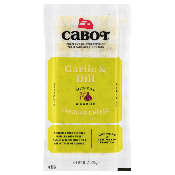 Save on Cabot Cheddar Cheese with Garlic & Herb Order Online Delivery