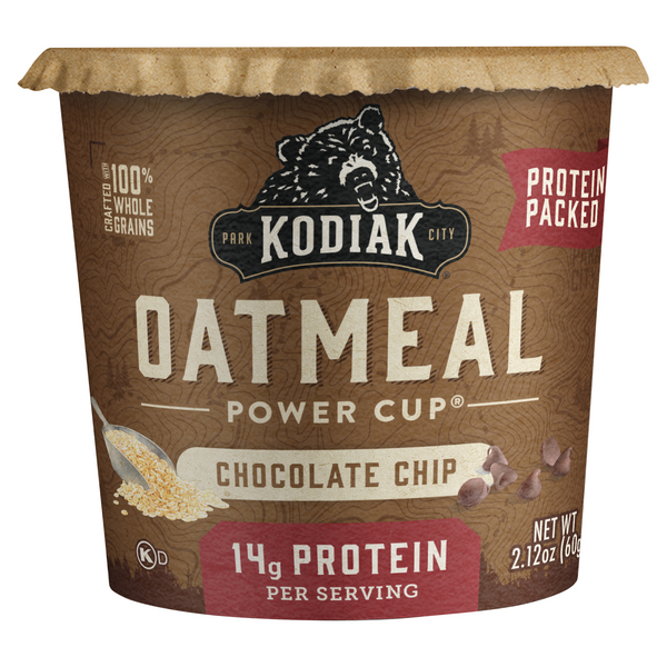 Kodiak Protein Packed Chocolate Chip Oatmeal Power Cup