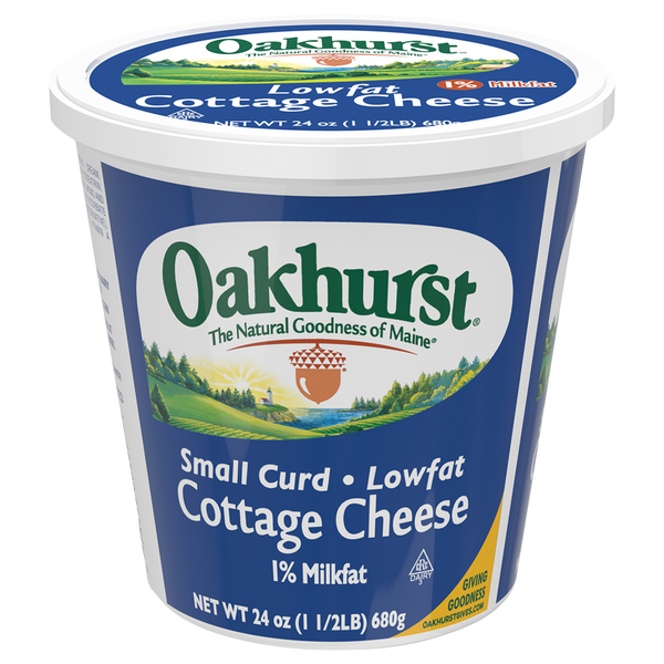 Oakhurst 1% Lowfat Small Curd Cottage Cheese