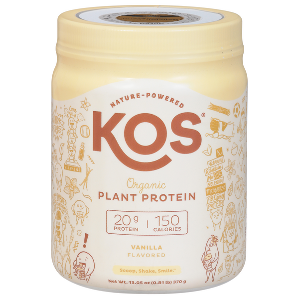 KOS Organic Vanilla 20g Plant Protein Powder