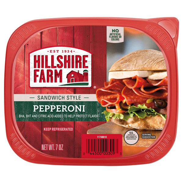 Hillshire Farm Sandwich Style Pepperoni Slices