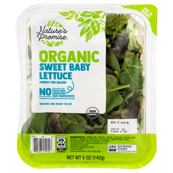 Nature's Promise Organic Sweet Baby Lettuce