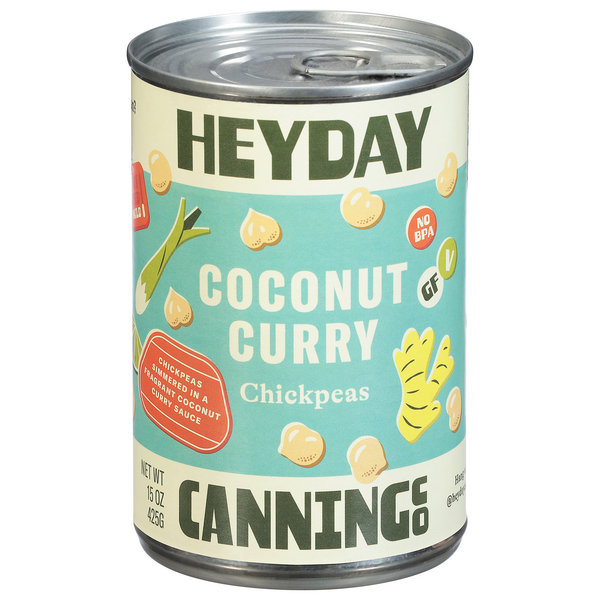 Save on Heyday Canning Co. Chickpeas Coconut Curry Order Online
